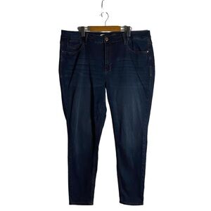 Seven7 Women's Medium Indigo Bombshell High Rise Skinny Jeans